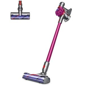 Dyson V7 Motorhead Stick Vacuum Cleaner - Charger, Dock, & Attachments - Fuschia